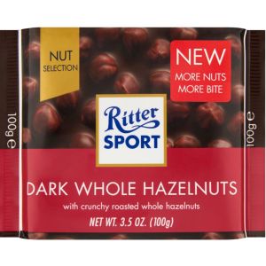 Ritter Sport Mørk Helnød 100 G Selection