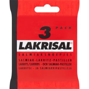 Lakrisal 3-pak 75Gr