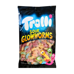 Trolli Sour Glowworms 1 kg PS L/V
