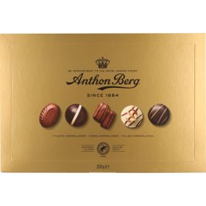 Guld Æske Anthon Berg 200 Gr.