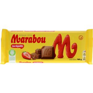 Marabou Jordbær 160 Gr.