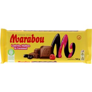 Marabou Lakrids Hindbær Karamel 160 Gr.