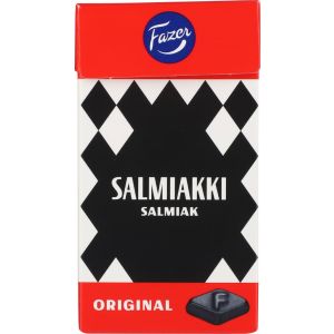 Fazer Salmiakki Rød 40 Gr.