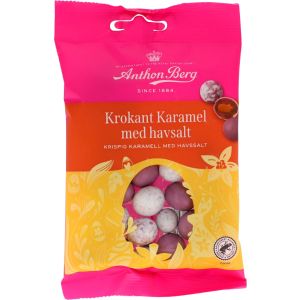 Krokant Karamel m/havsalt 80 Gr.