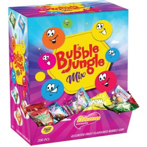 Bubble Jungle Mix Bubblegum 200 stk
