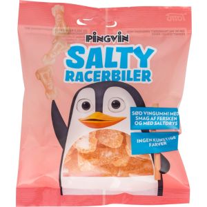 Pingvin Racerbiler Salt Fersken 110 Gr.