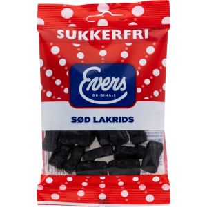 Evers Sød Lakrids 60 Gr. SF