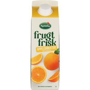 Rynkeby Frugtfrisk Appelsin Nektar 1 Ltr.