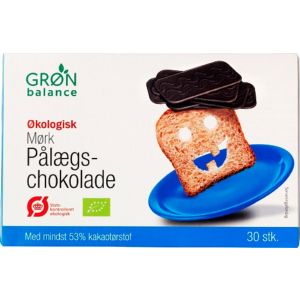 Pålægschokolade Mørk 120Gr Øko
