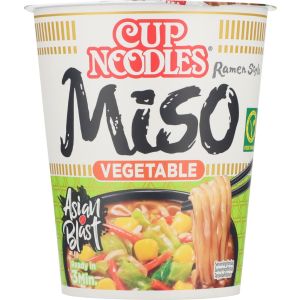 Nissin Cup Noodles Veggie Miso 67 Gr.