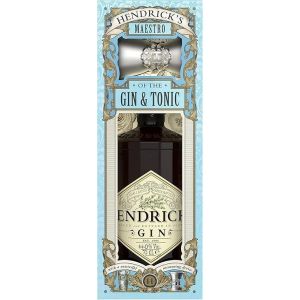 Hendricks Gin 70 Cl. 41,4% vol Gaveæske m. Jigger